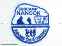 CJ'89 Nanook Subcamp Chief's Challenge Set